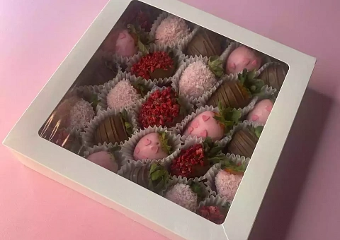 Клубника в белом шоколаде